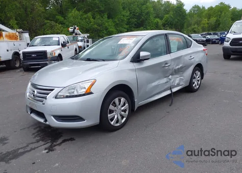 2014 Nissan Sentra Sv z USA, uszkodzony, nr VIN 3N1AB7AP0EY290291